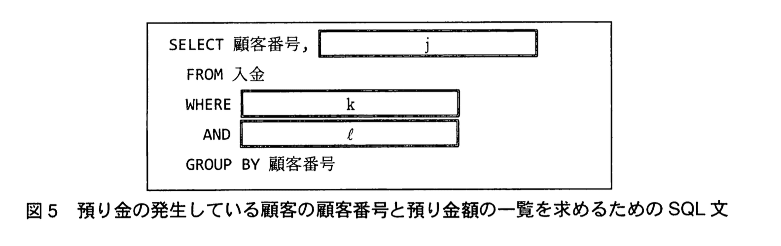 応用情報技術者試験（平成22年度 秋期 午後 問06 図05）