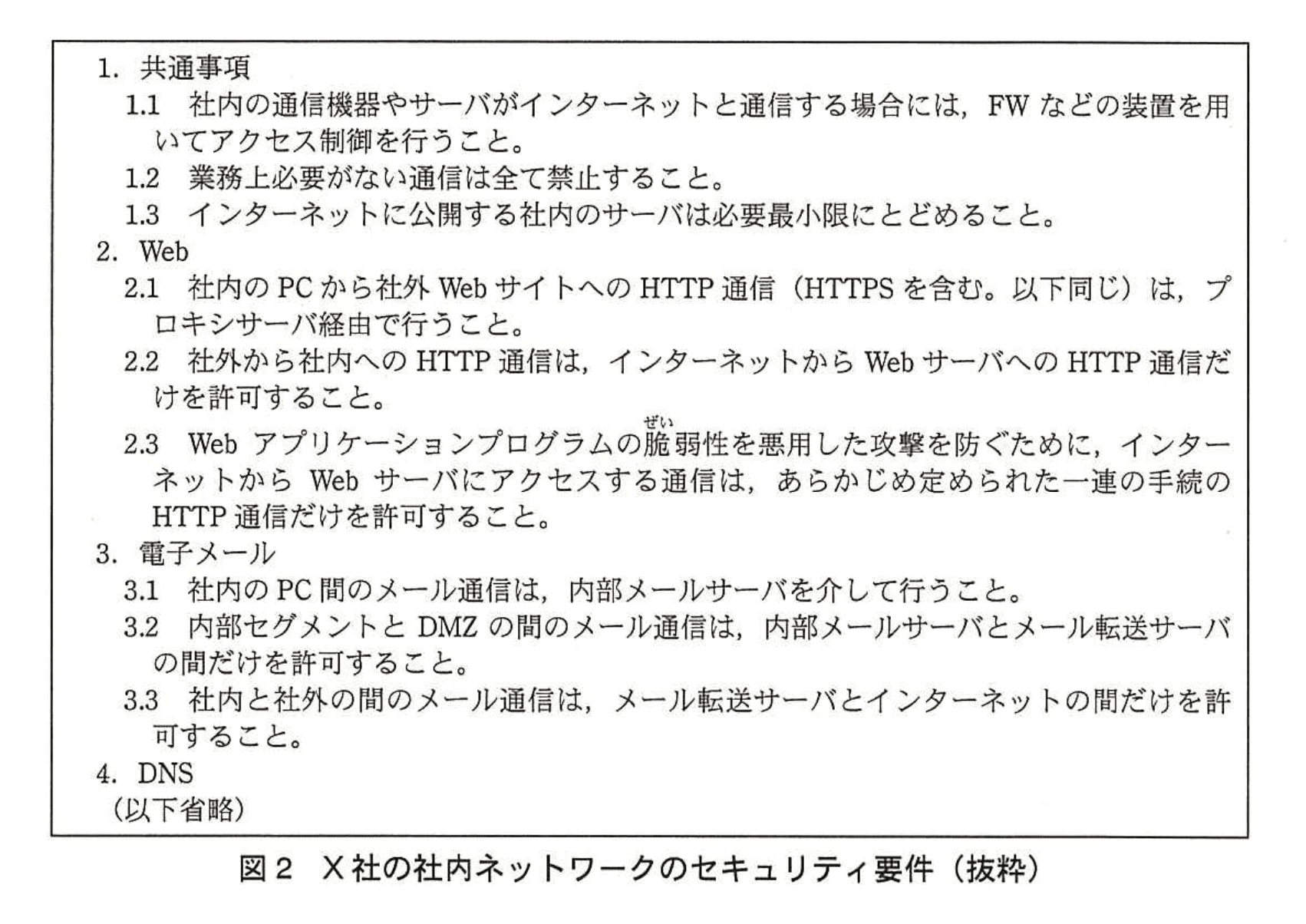 応用情報技術者試験(平成26年度 秋期 午後 問01 図02)