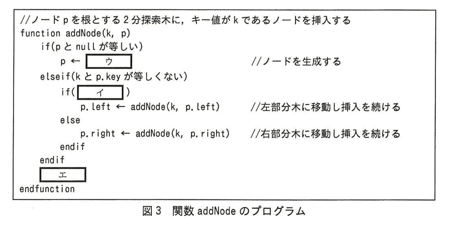 応用情報技術者試験（平成27年度 秋期 午後 問03 図03）