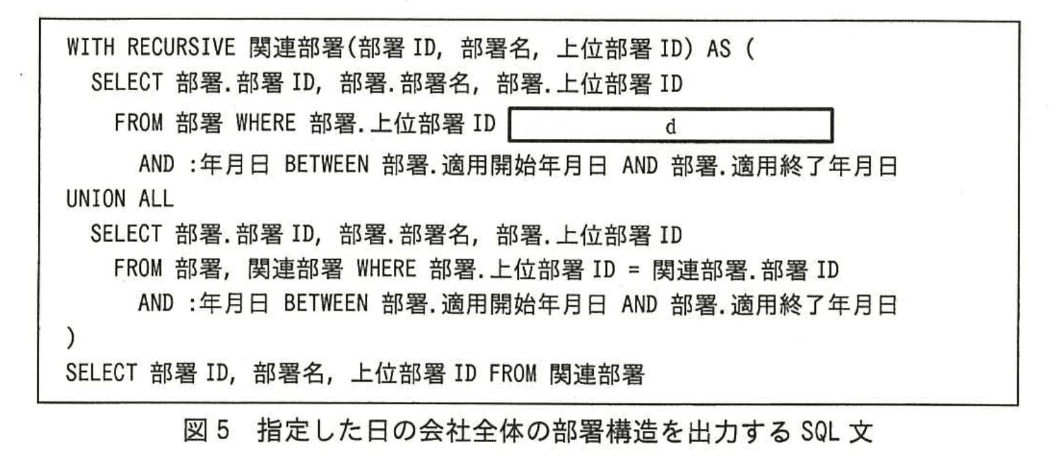 応用情報技術者試験（平成27年度 秋期 午後 問06 図05）
