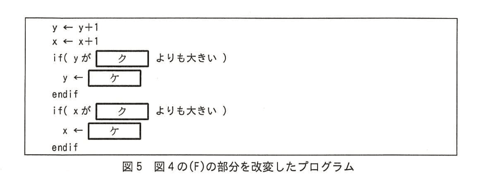 応用情報技術者試験（平成28年度 秋期 午後 問03 図05）