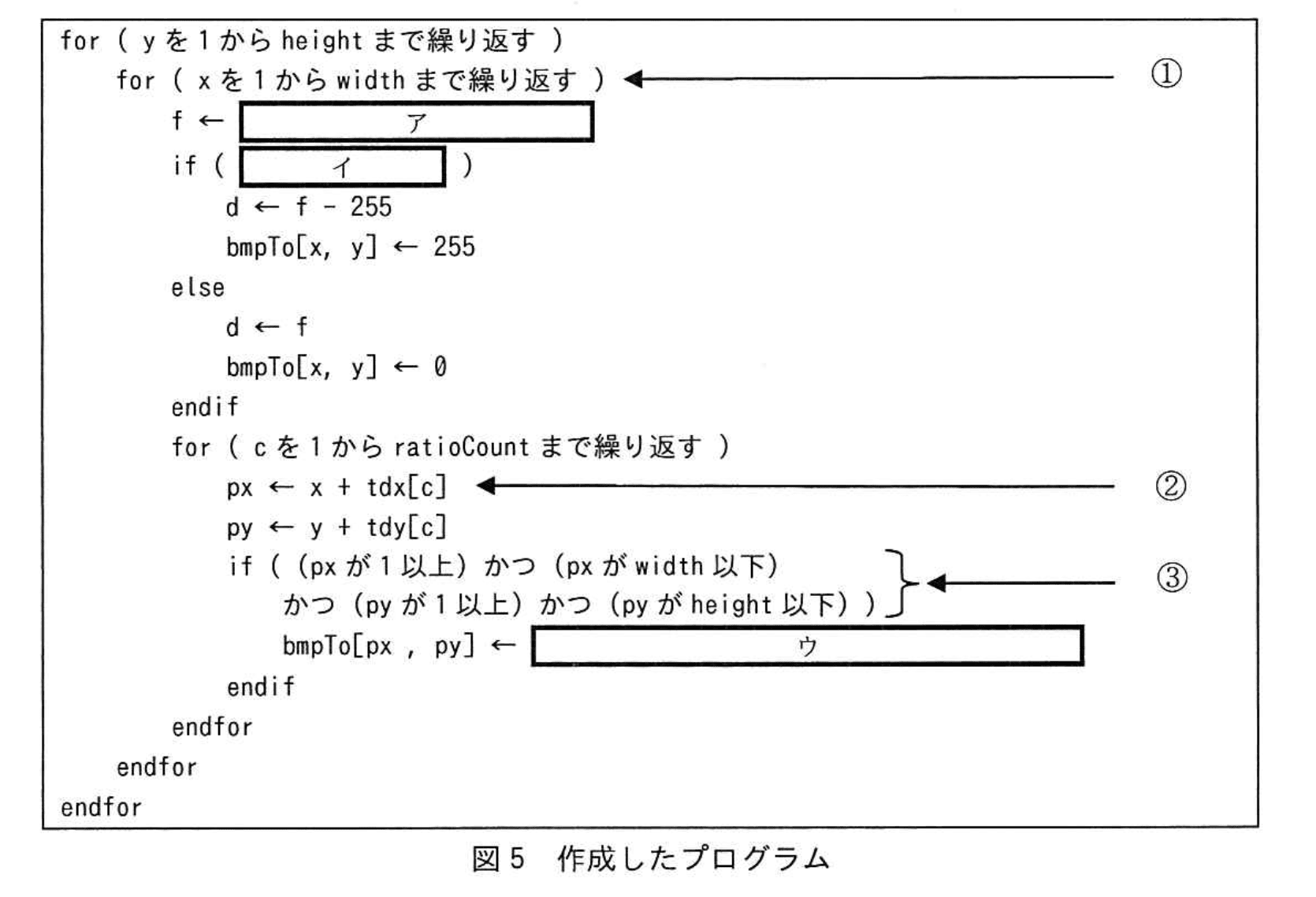 応用情報技術者試験（令和2年度 秋期 午後 問03 図05）