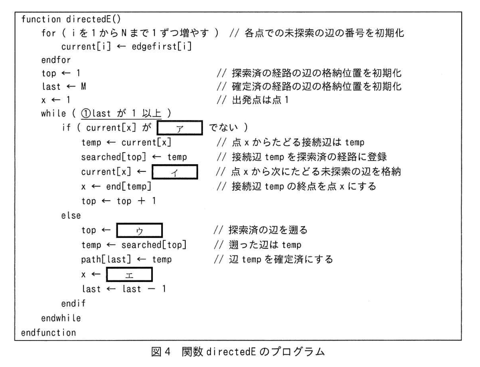 応用情報技術者試験（令和3年度 秋期 午後 問03 図04）