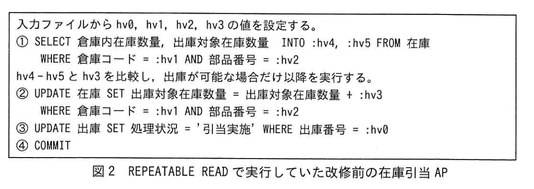 データベーススペシャリスト試験(平成29年 午後I 問2 図2)