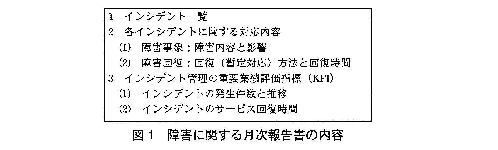 ITサービスマネージャ試験(平成23年 午後1 問1 図1)